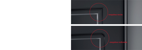 Detalle de la puerta premium classic Jeymalac Arco