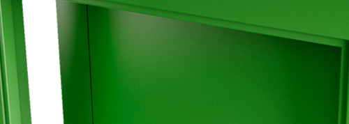 Detalle de la puerta premium design Alba Assimmetrica