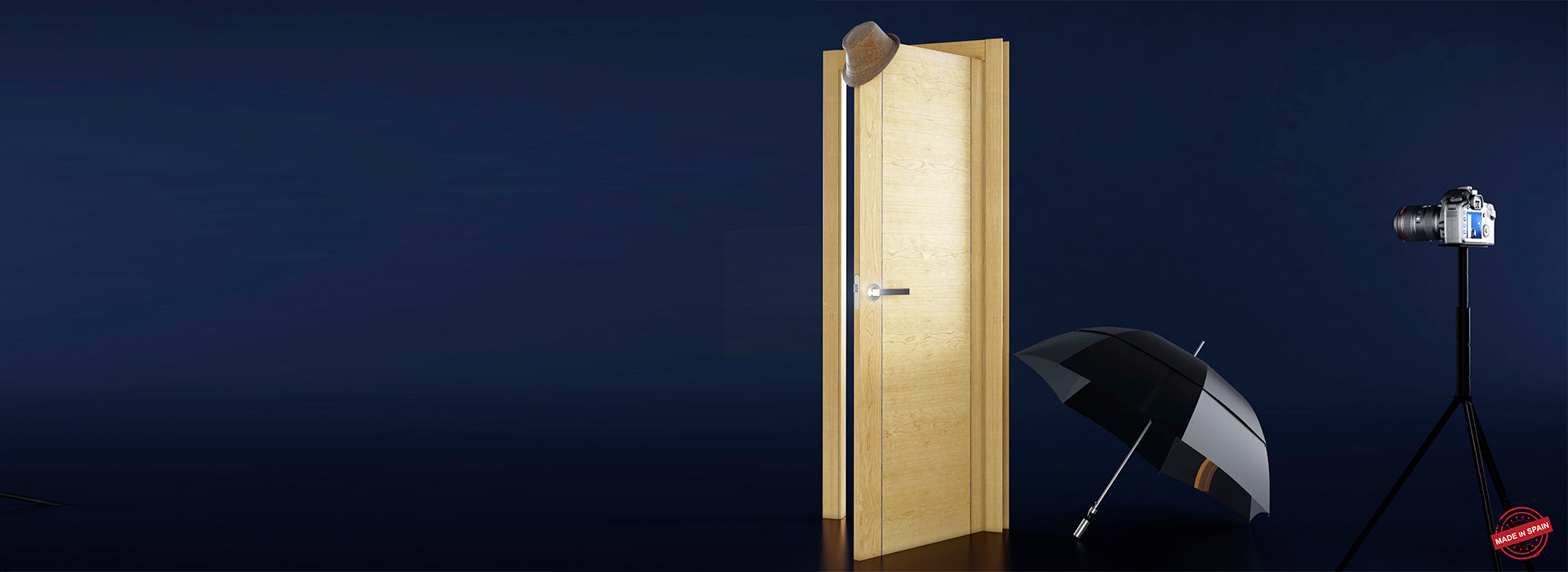 Escenario puerta Grecada VH con grecas marquetería