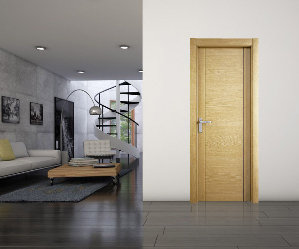 Puerta basic design Iris Grecada VH en una habitación