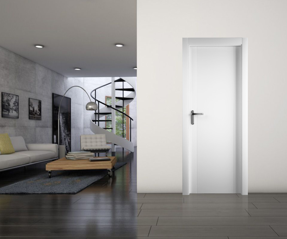 Puerta premium design de la Alba Kappa en una habitación
