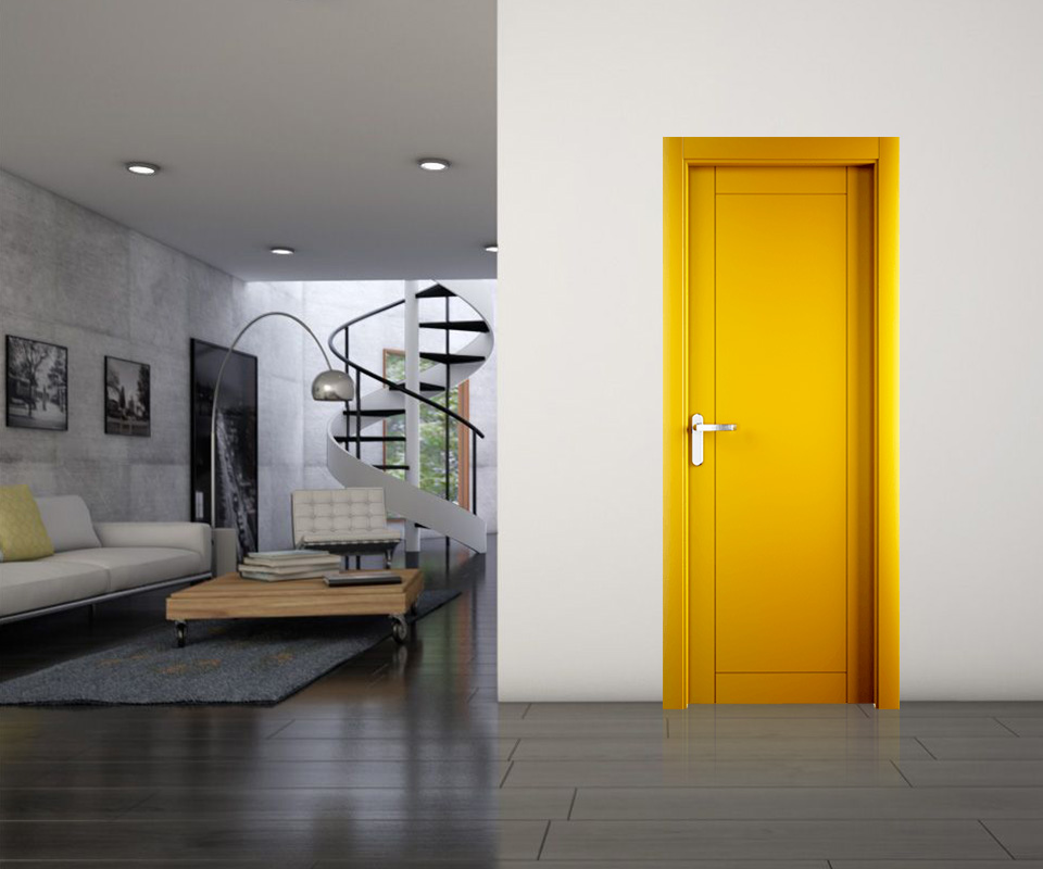 Puerta premium design de la Alba Piazza en una habitación