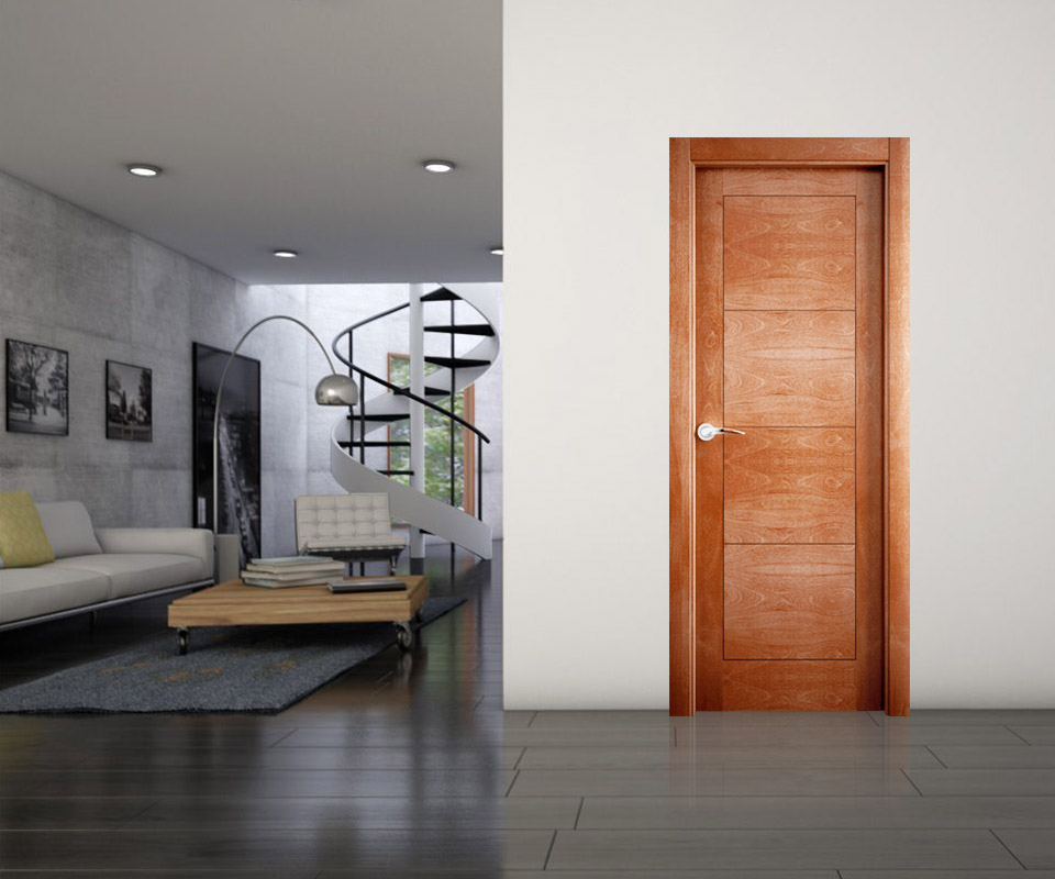 Puerta premium design de la Premier Scala en una habitación